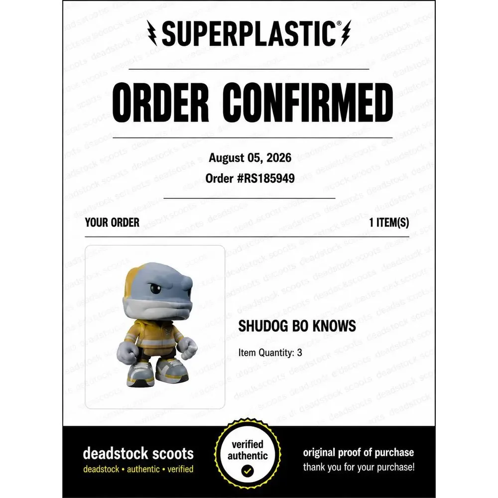 Superplastic SHUDOG BO KNOWS Vinyl Figure Art Toy Designer Collectible